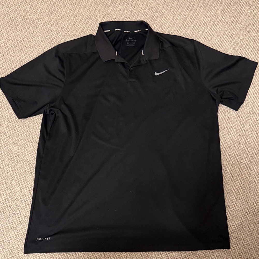 Nike Men's Classic Black Polo Shirt